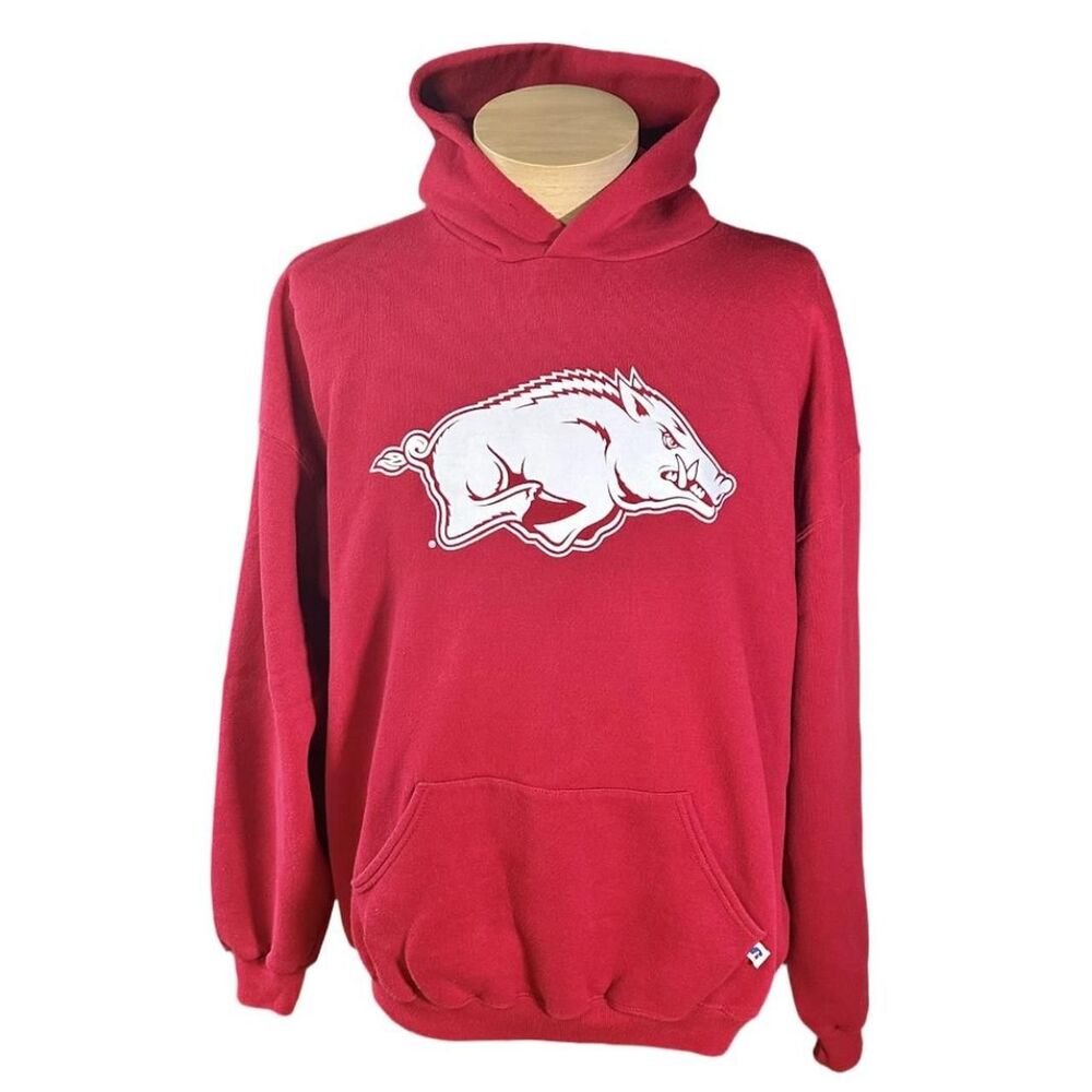 Y2K Russell Athletic University of Arkansas Razorbacks Hoodie